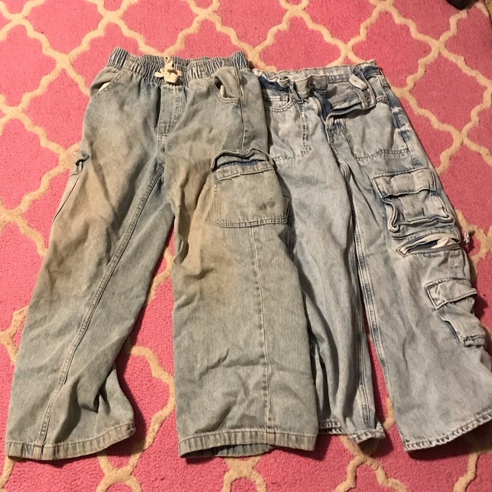 GAP Kids Light Blue Cargo Jeans